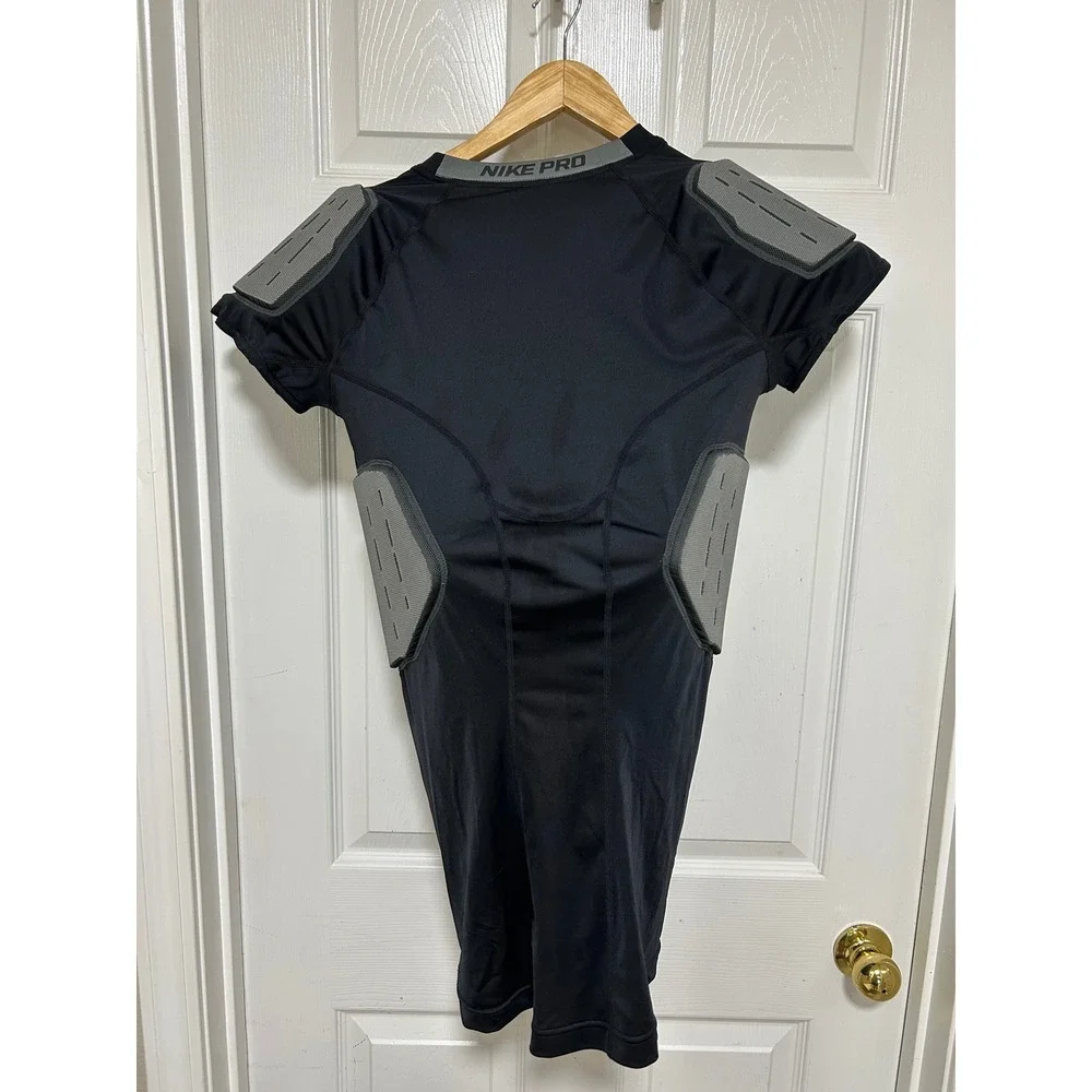 Nike Pro Hyperstrong Mens Football 4 Pad Compression Shirt 839930-010 Size XL